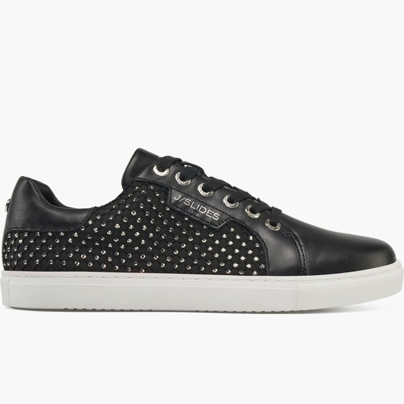 J/SLIDES Black Sneakers Sleek Modern Design/size 6 - Picture 2 of 6